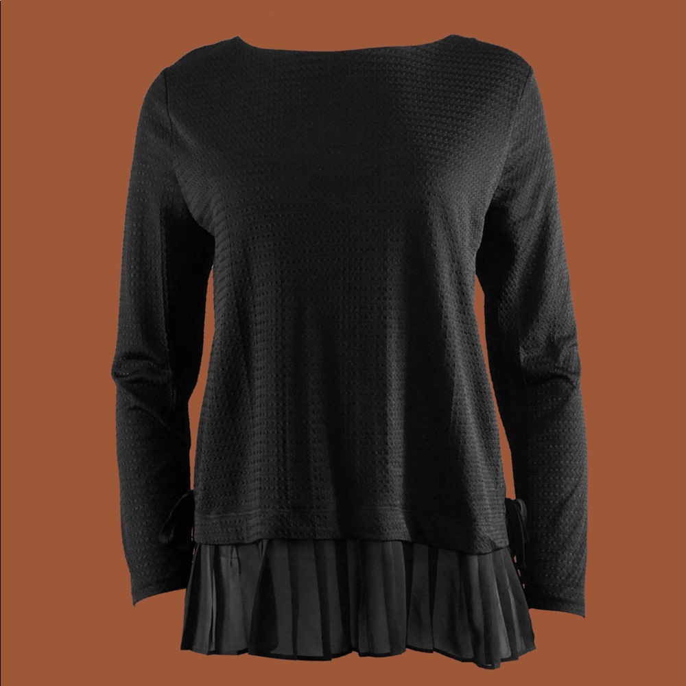Lauren Conrad Preppy Ruffle Hem Top